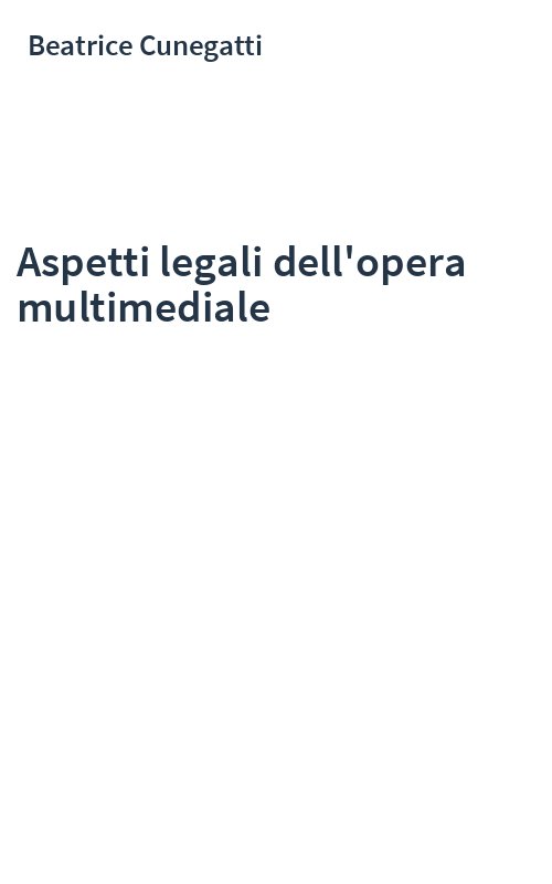 Aspetti legali dell'opera multimediale