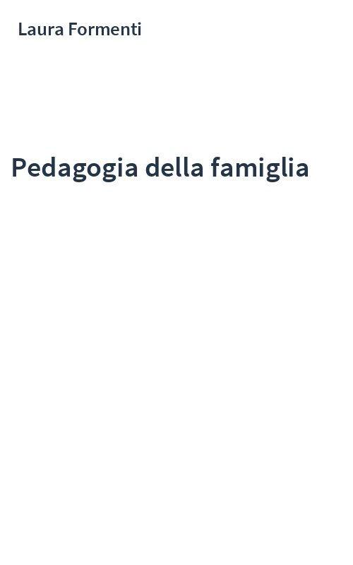 Pedagogia della famiglia