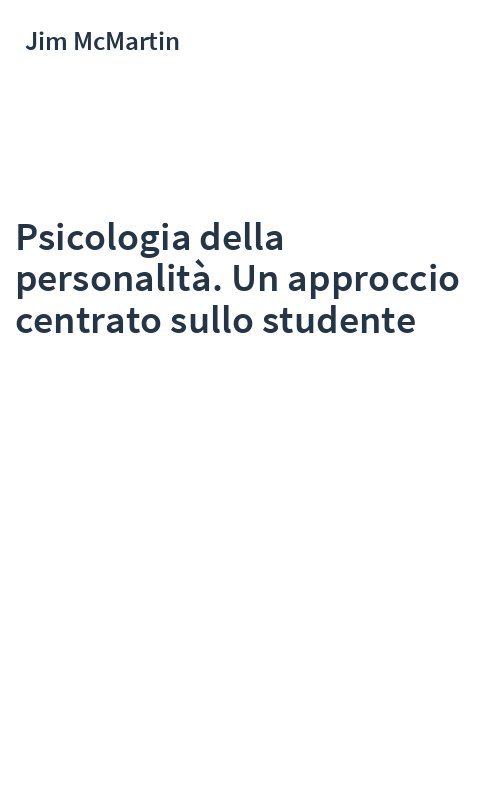 Psicologia della personalità. Un approccio centrato sullo studente