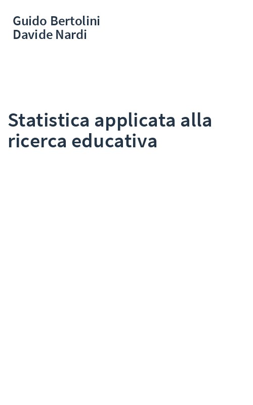 Statistica applicata alla ricerca educativa
