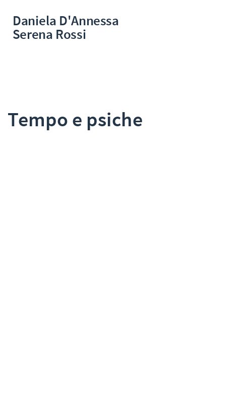 Tempo e psiche