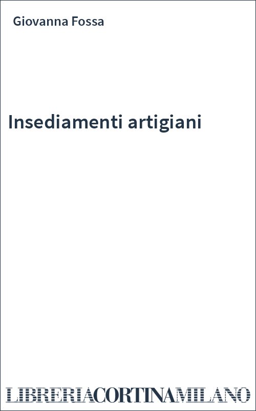 Insediamenti artigiani