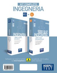 Hoepli test. Ingegneria. Kit completo: Libro di teoria con esercizi-5000 Quiz con prove simulate