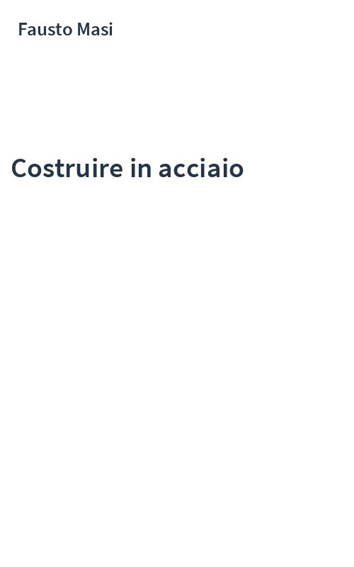 Costruire in acciaio