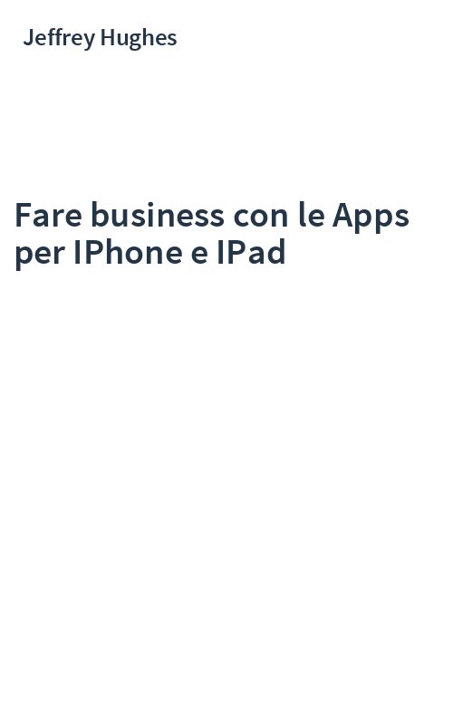 Fare business con le Apps per IPhone e IPad