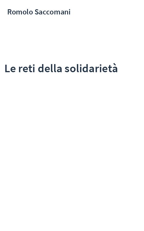 Le reti della solidarietà