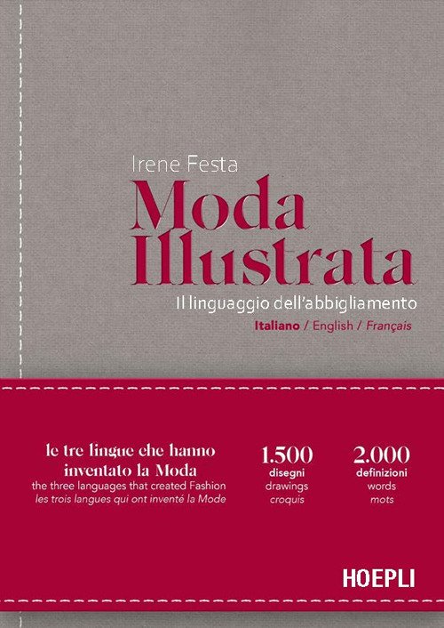 Moda illustrata. Il linguaggio dell'abbigliamento. Ediz. italiana, inglese e francese