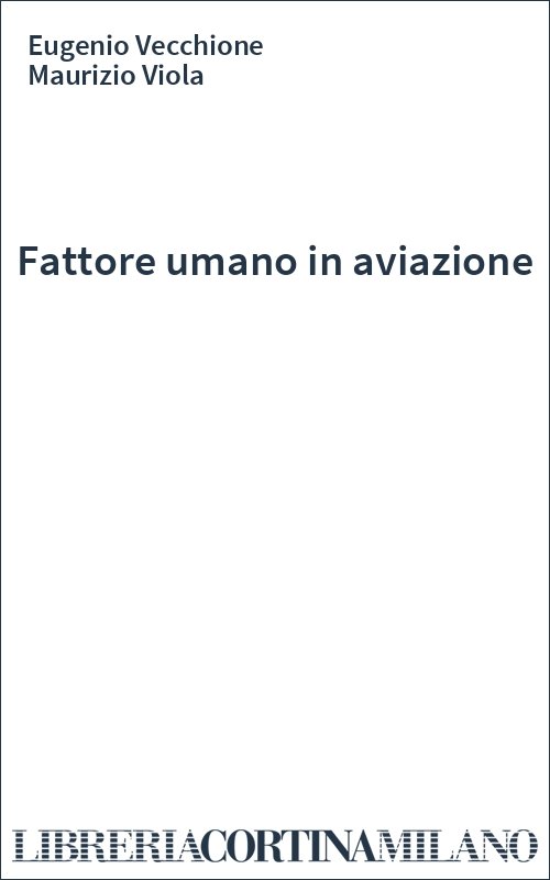 Fattore umano in aviazione