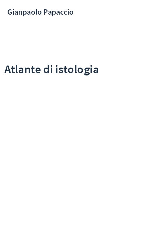Atlante di istologia