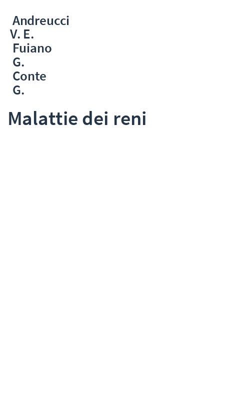 Malattie dei reni