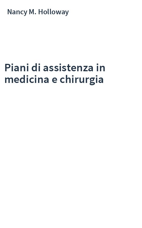 Piani di assistenza in medicina e chirurgia