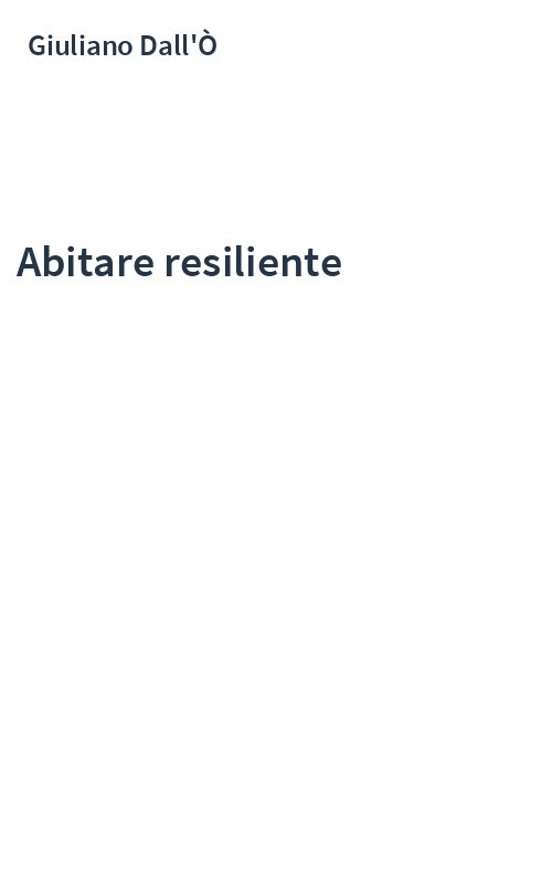 Abitare resiliente