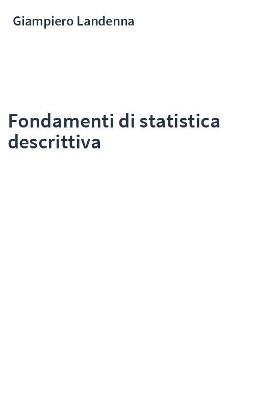 Fondamenti di statistica descrittiva