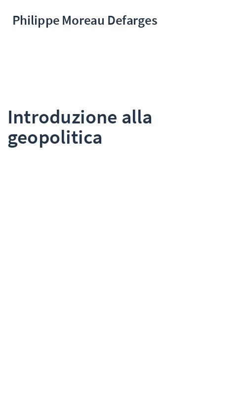 Introduzione alla geopolitica