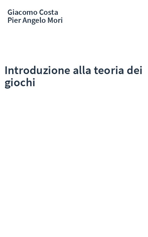 Introduzione alla teoria dei giochi