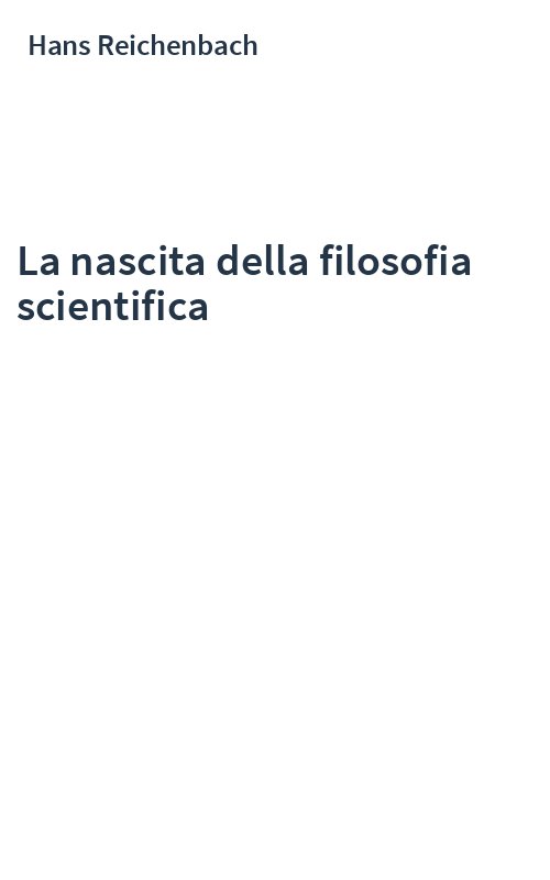 La nascita della filosofia scientifica