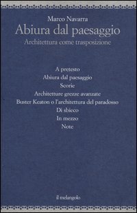 Abiura dal paesaggio. Architettura come trasposizione