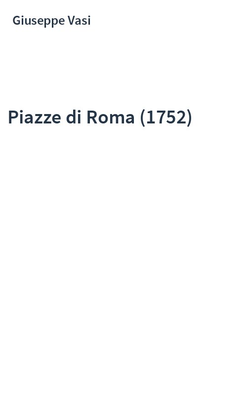 Piazze di Roma (1752)