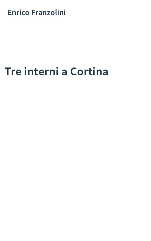 Tre interni a Cortina