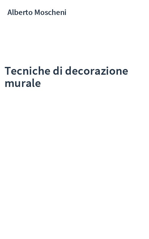 Tecniche di decorazione murale