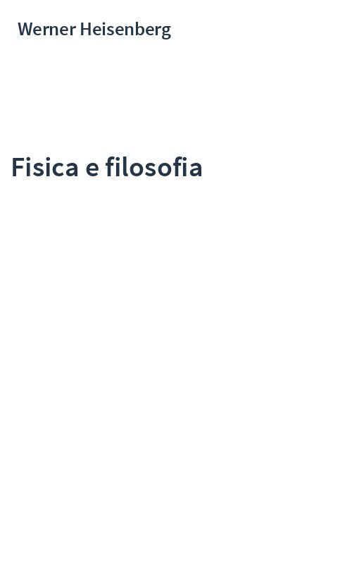 Fisica e filosofia