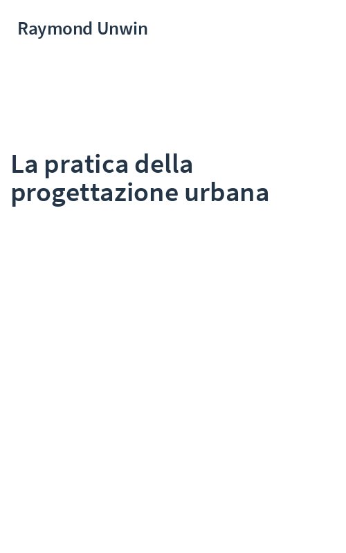 La pratica della progettazione urbana