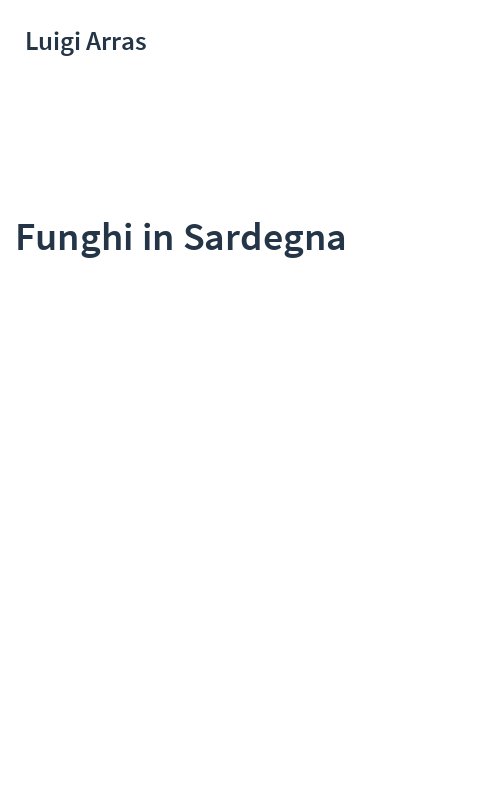 Funghi in Sardegna