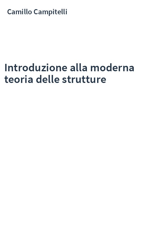 Introduzione alla moderna teoria delle strutture