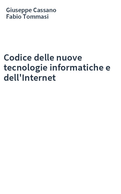 Codice delle nuove tecnologie informatiche e dell'Internet