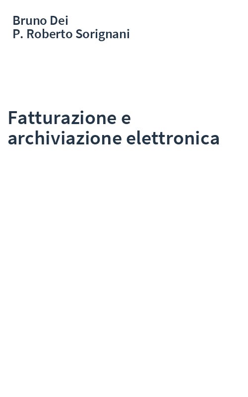 Fatturazione e archiviazione elettronica