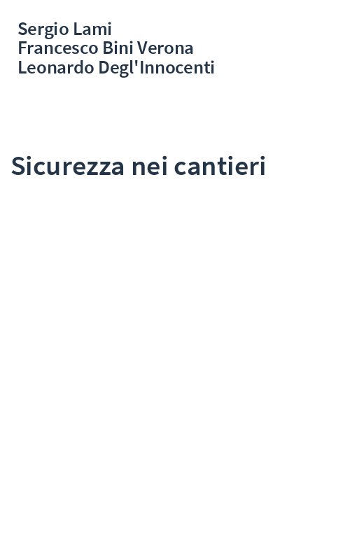 Sicurezza nei cantieri