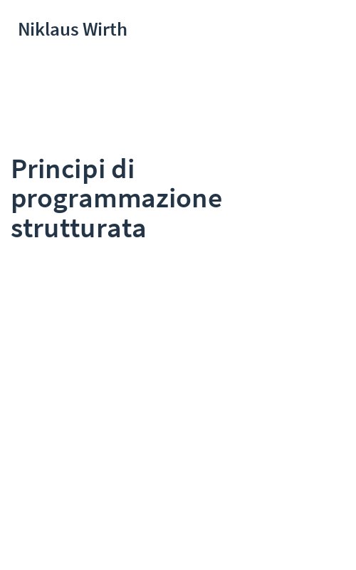 Principi di programmazione strutturata