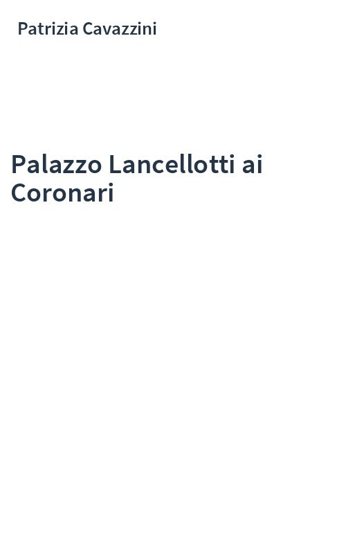 Palazzo Lancellotti ai Coronari