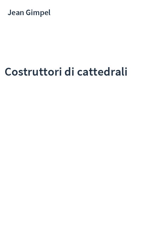 Costruttori di cattedrali