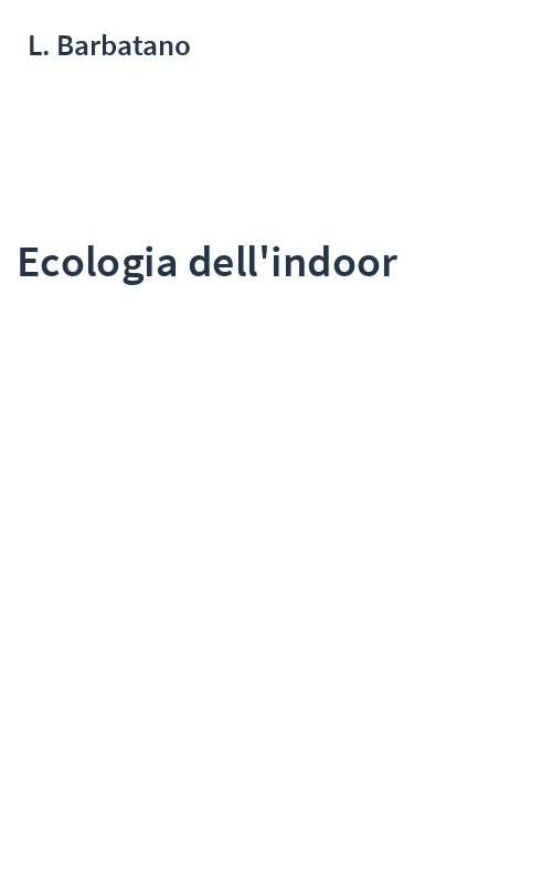 Ecologia dell'indoor