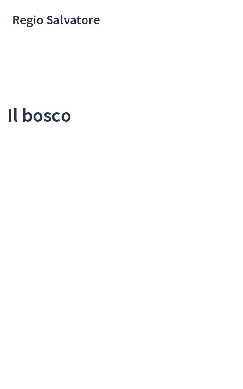 Il bosco