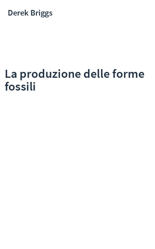 La produzione delle forme fossili