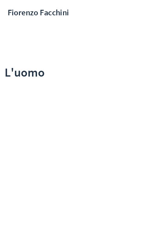 L'uomo