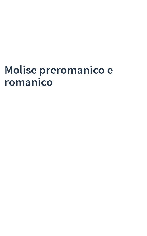 Molise preromanico e romanico