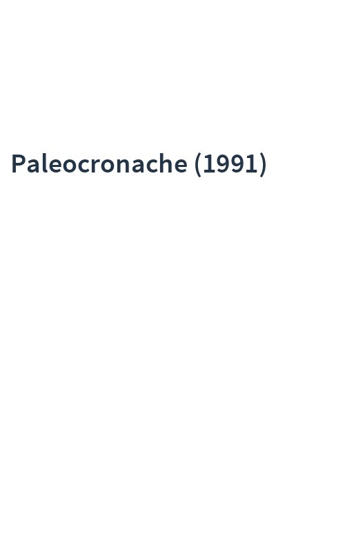 Paleocronache (1991)