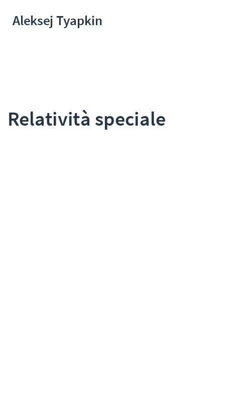 Relatività speciale