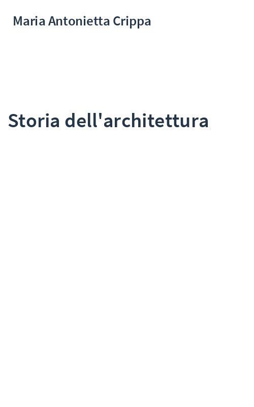 Storia dell'architettura