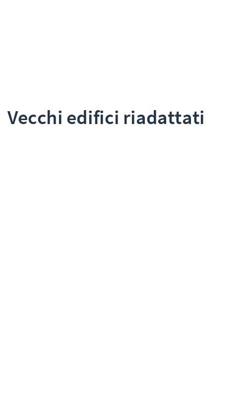 Vecchi edifici riadattati