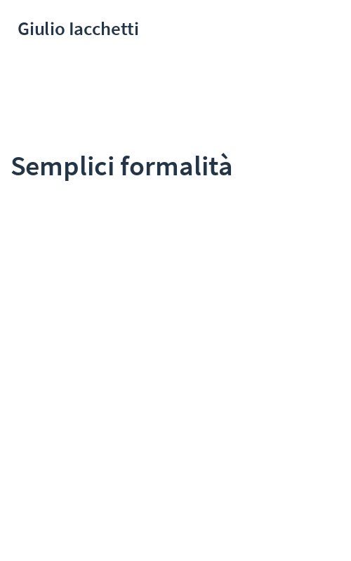Semplici formalità