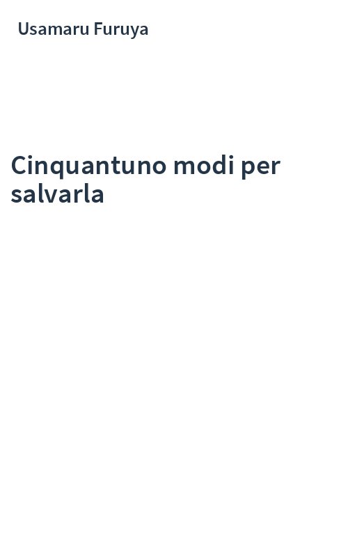 Cinquantuno modi per salvarla