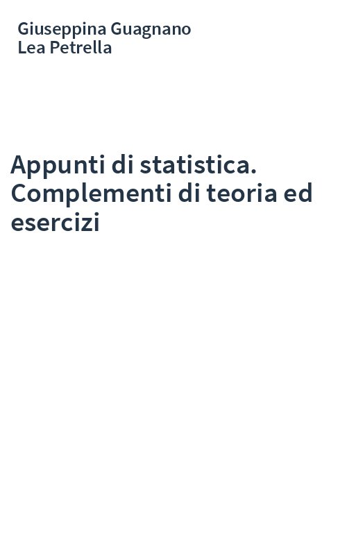Appunti di statistica. Complementi di teoria ed esercizi