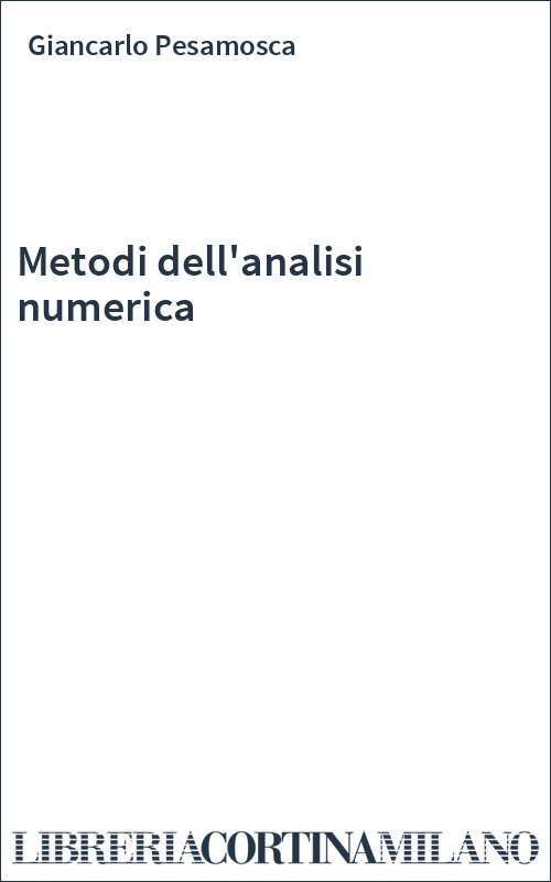 Metodi dell'analisi numerica