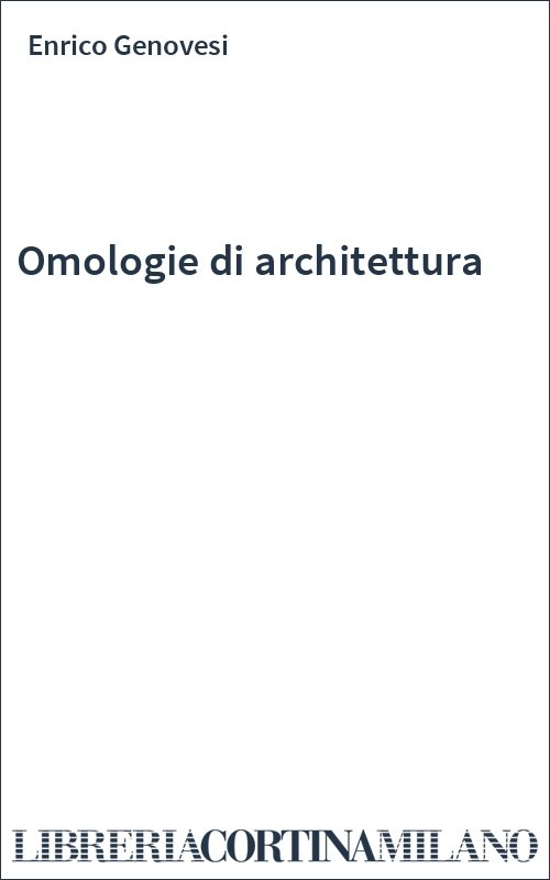 Omologie di architettura