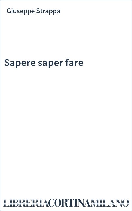 Sapere saper fare