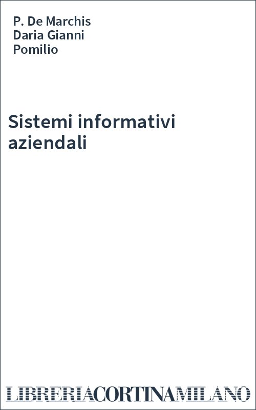 Sistemi informativi aziendali